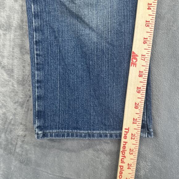 Vintage Lucky Brand Classic Rider Crop Jeans Women's Size 6 Blue Denim - Picture 8 of 9